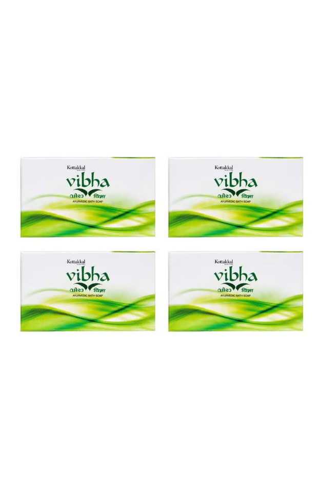 Kottakkal Vibha Soap, 75g,(PACK OF 4) Ayurvedic Herbal Bathing Bar