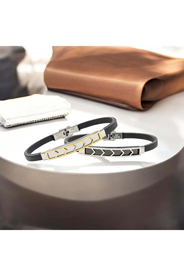 سوار فولاذي منقوش 3183SCB029 - 4