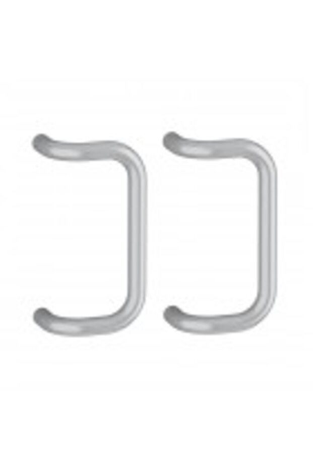 Set Spatial Handle Aluminum, 30 mm Diameter, 330 mm Length, Rectangular, Silver - 4