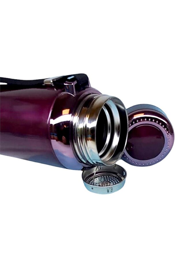 1Lt Çelik Termos Mor - 3