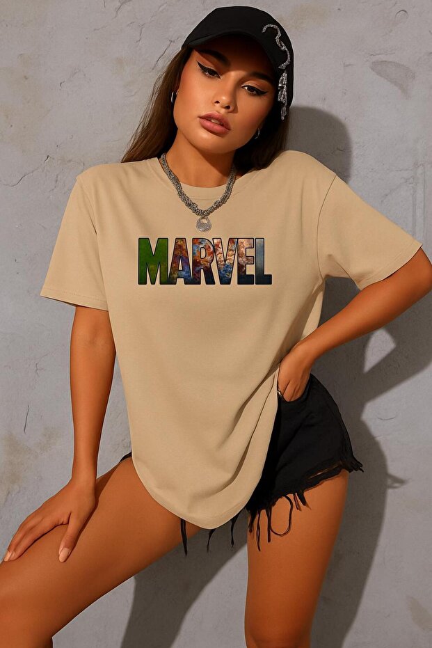 Marvel Printed Oversize T-Shirt