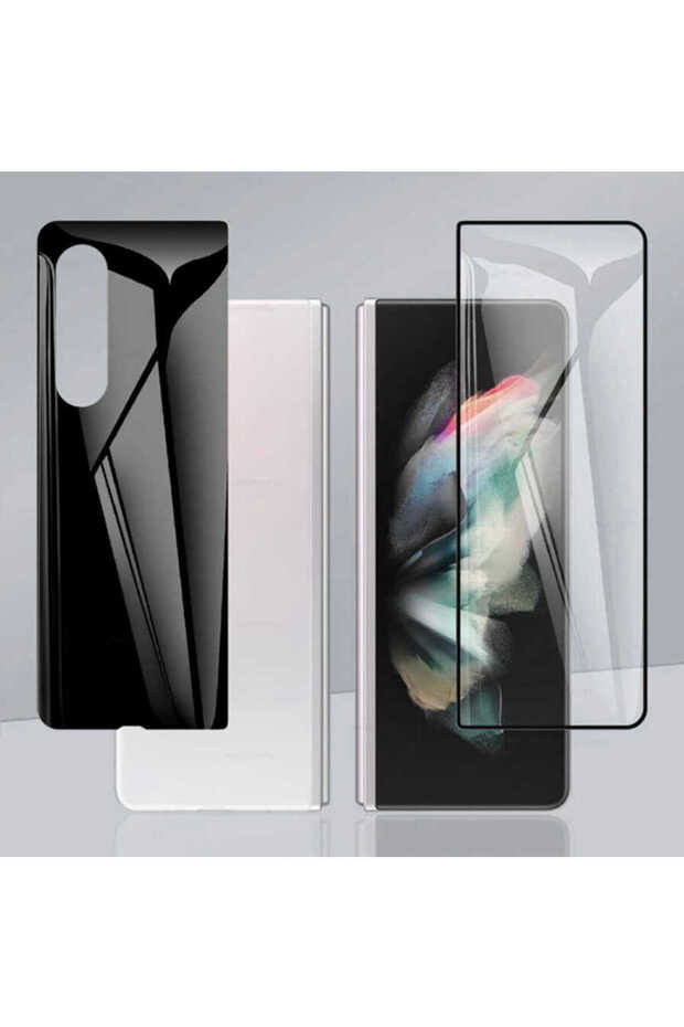 واقي شاشة زجاجي متوافق مع Galaxy Z Fold 3 ECRZ 2.5D