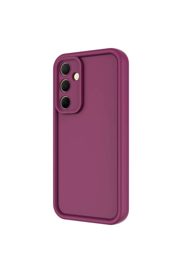 غطاء حماية للكاميرا لهاتف جالاكسي A55 من ECRZ بتصميم الأناناس - لون البرقوق - 5