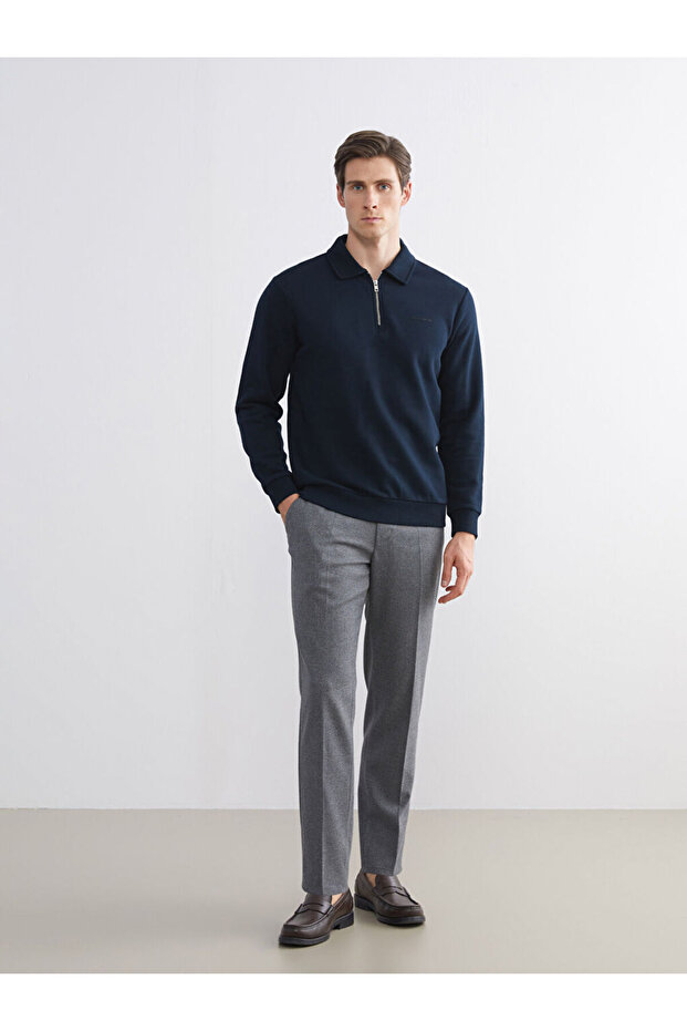 Timeless Clothing & Timeless Choices Standardfit Checkered Embroidered Men's Trousers
