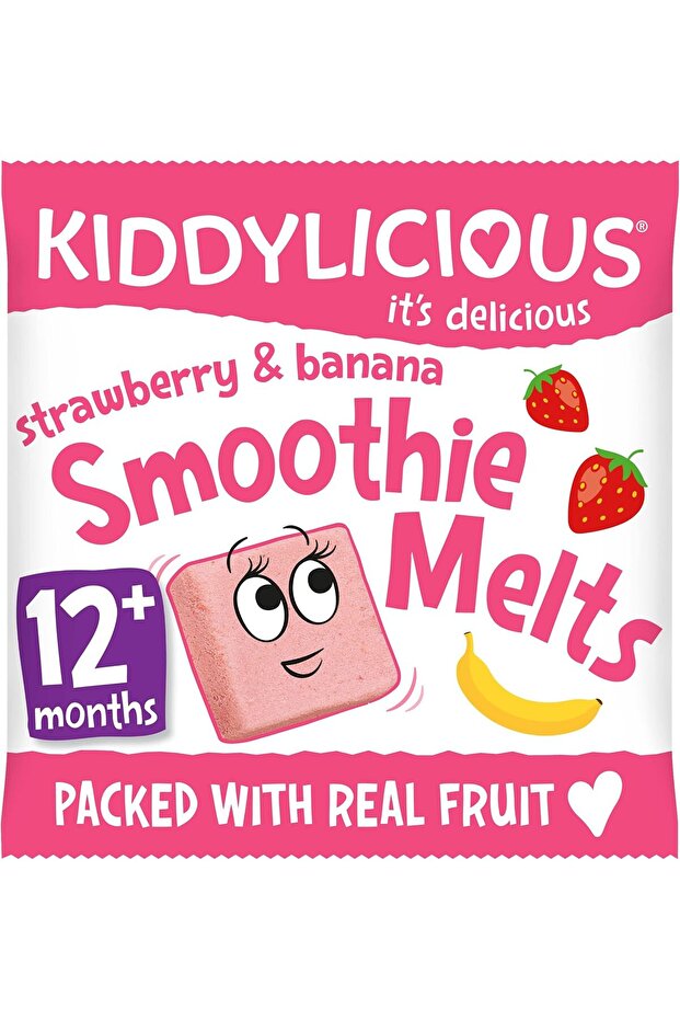 Strawberry & Banana Smoothie Melts - Delicious Snacks for Kids - Suitable for 12+ Month