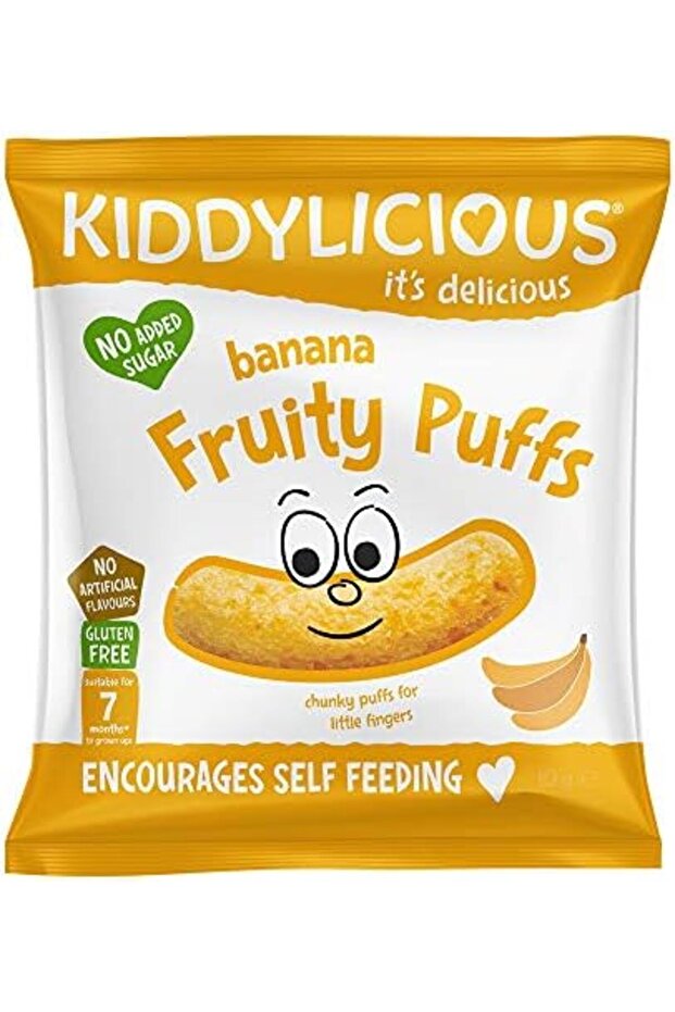 fruity puffs Banana 10 g (Pack of 6)