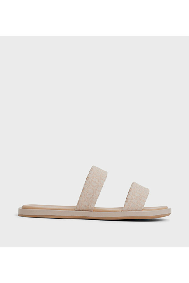 صندل مسطح بحزامين منقوشين من Krios - 1