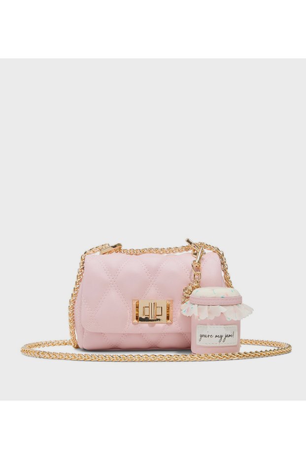 Miapink Quilted Convertible Crossbody Bag
