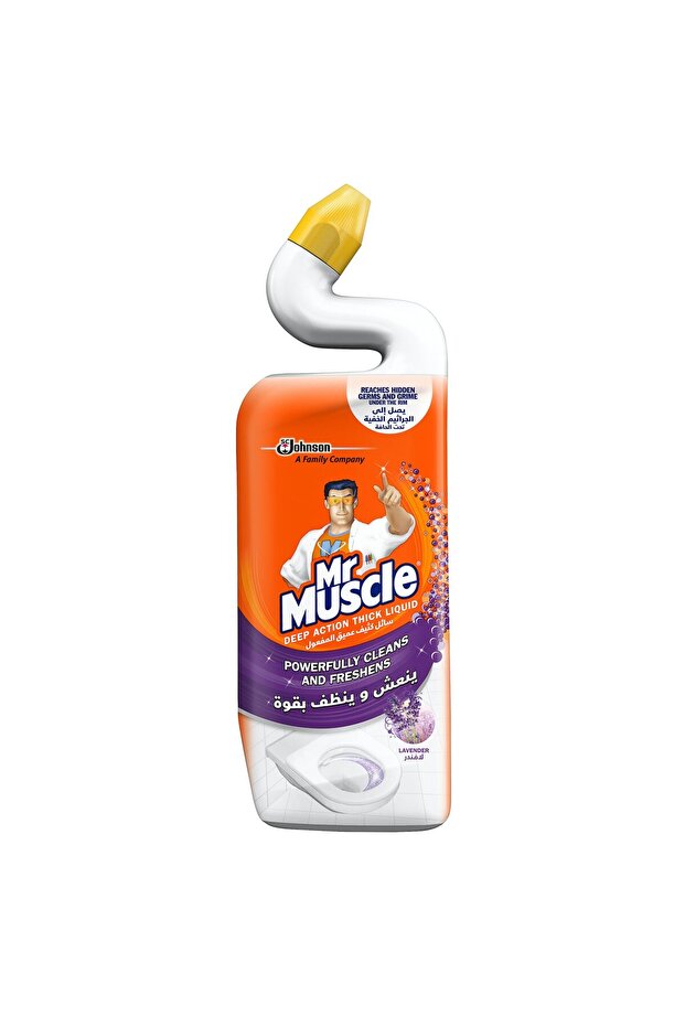 Deep Action Thick Liquid Toilet Cleaner Lavender 750 ml