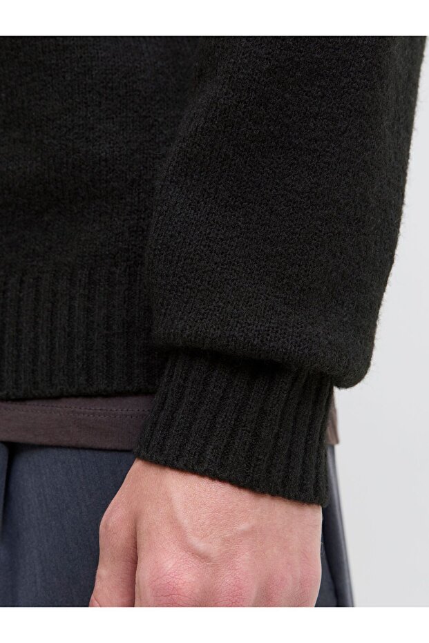 Strickpullover Einfarbig Strickpullover - 5