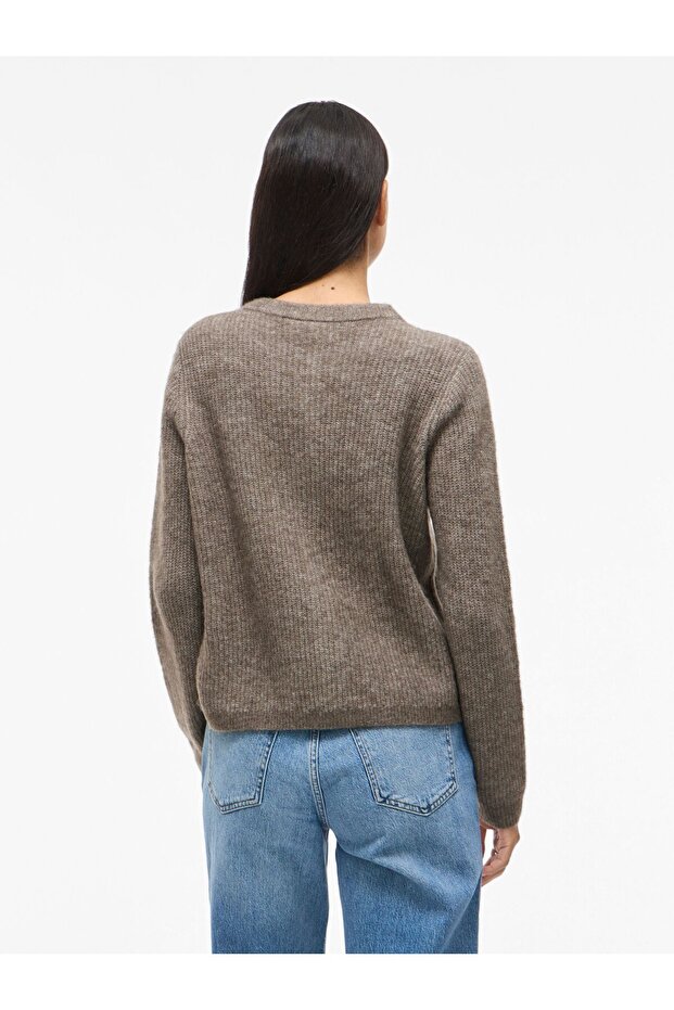 Strickjacke VILORY Rundhals - 4