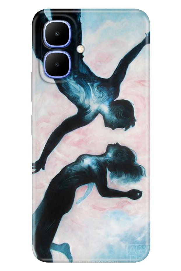 Infinix Smart 10 Compatible Case Patterned Silicone Printed Cover Waterlove
