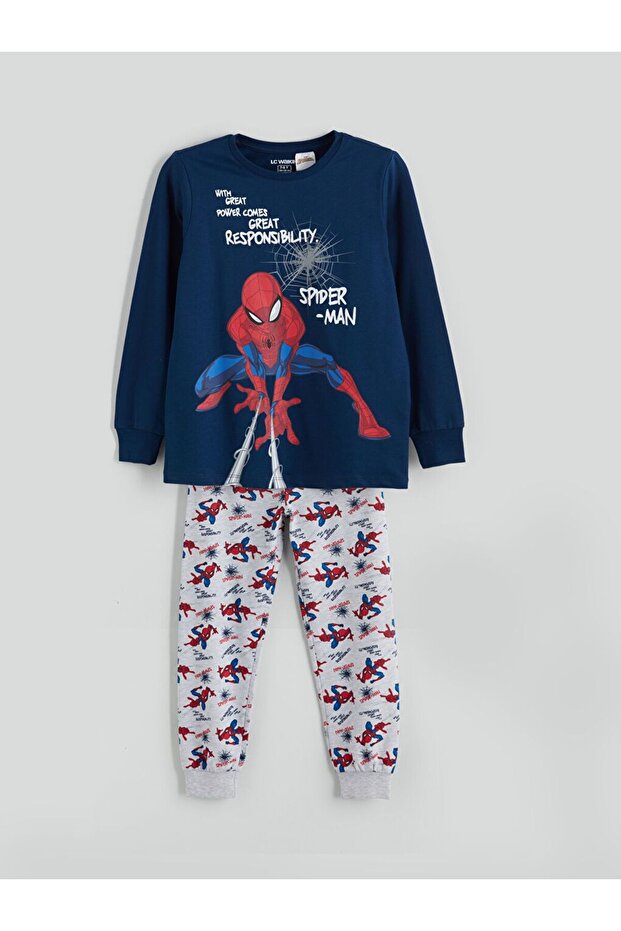 LCW DREAM Spider-Man Baskılı Erkek Çocuk Eşofman Takımı - 1
