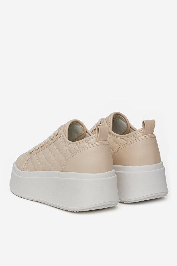 Teniși damă bej cu platformă 40 - 5