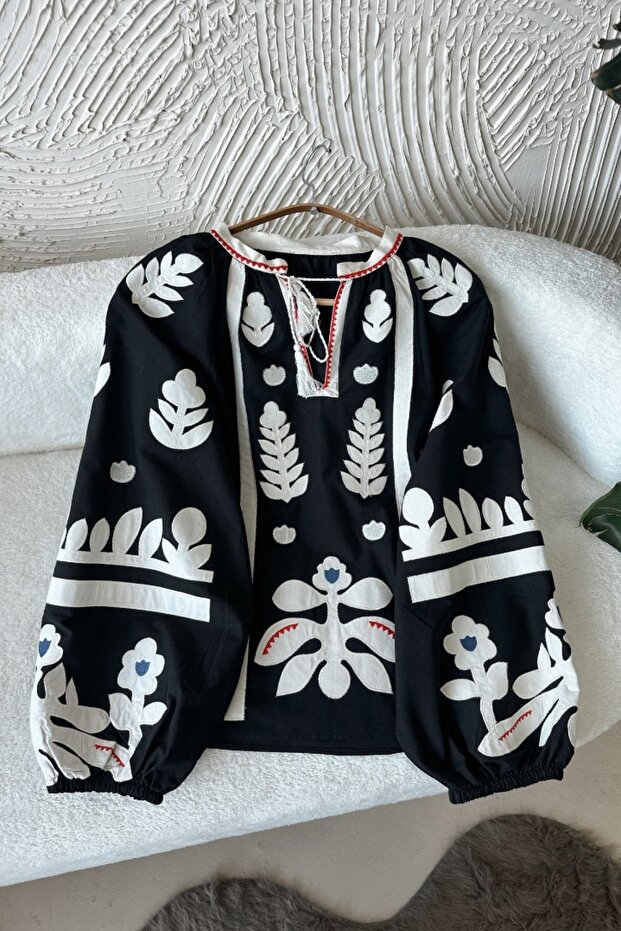 Zerda Siyah Bluz - 4