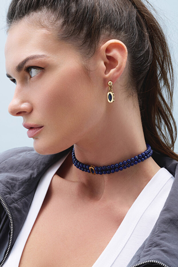 Earth Line Lapis Kolye - 3