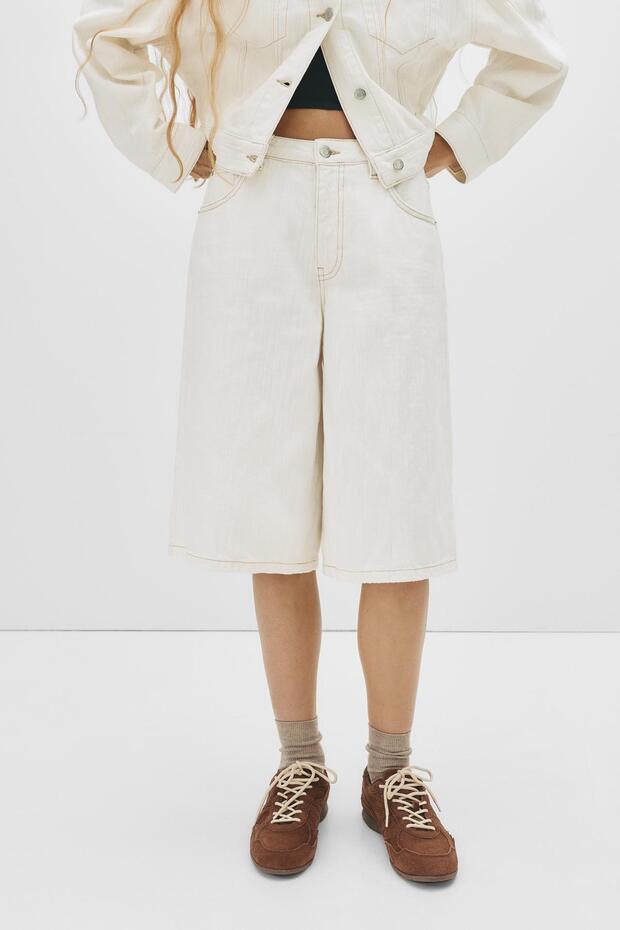Doku detaylı beyaz jorts - 2