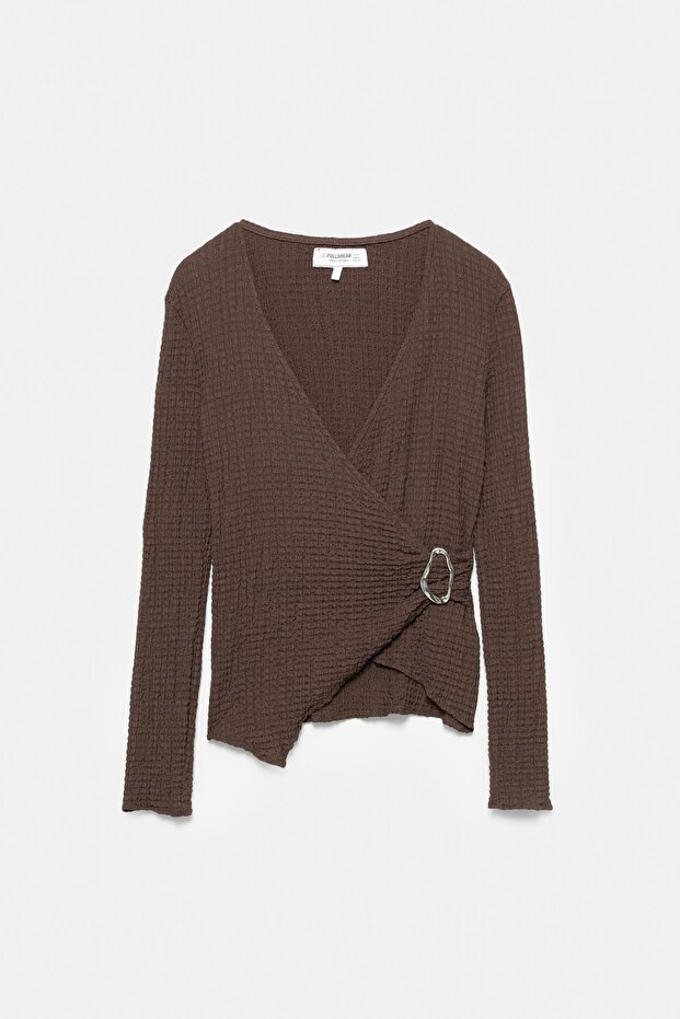 Çapraz bambula tokalı üst - 7