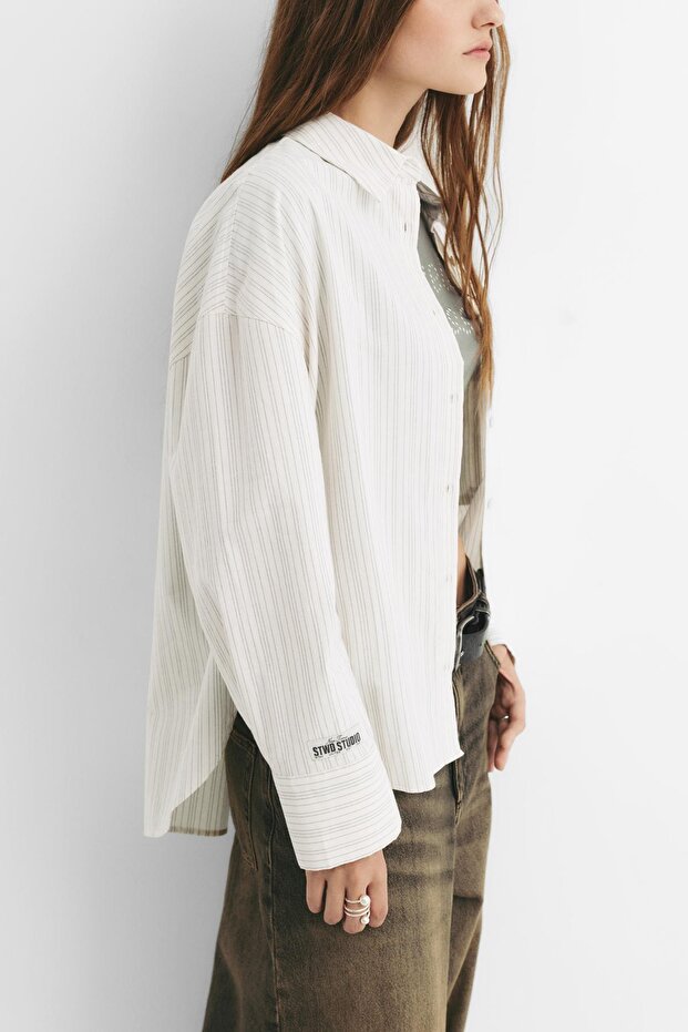STWD çizgili gömlek - 5