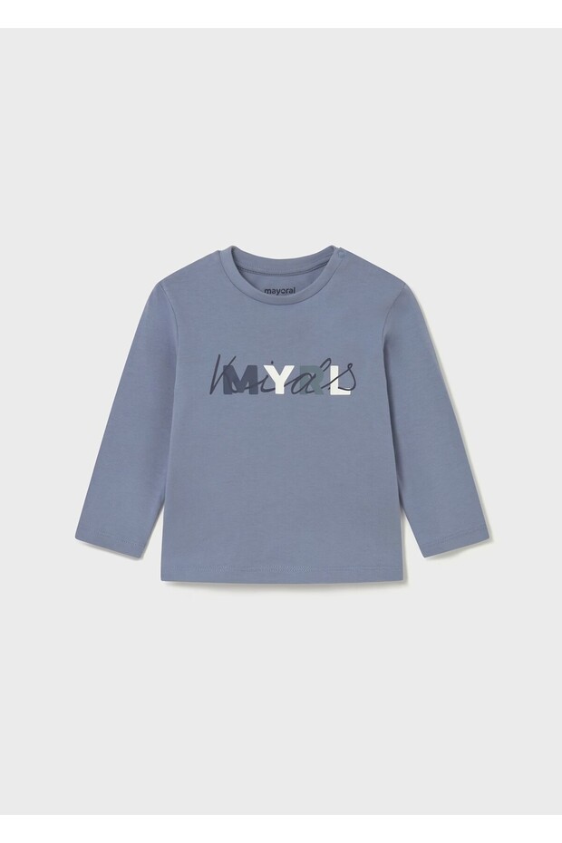 Baby Boy Printed Basic Long Sleeve T-Shirt