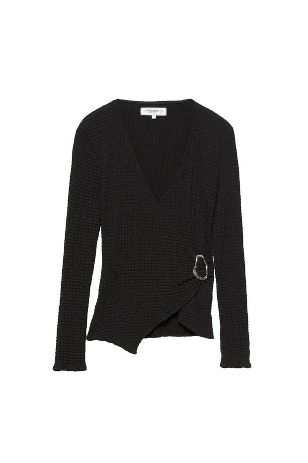 Çapraz bambula tokalı üst - 3