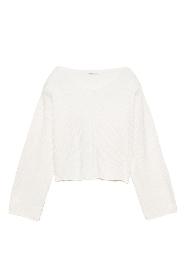 Şönil V yaka kazak - 4