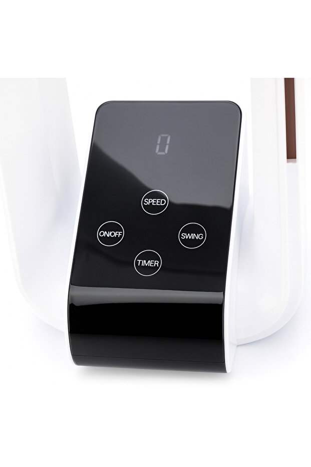 Floor Blade-Free Fan with Timer, LCD Display, Remote Control, 26652 - 3
