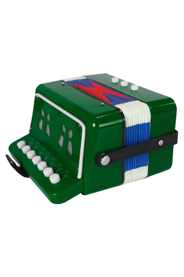 Acordeon de jucărie, verde, 9424