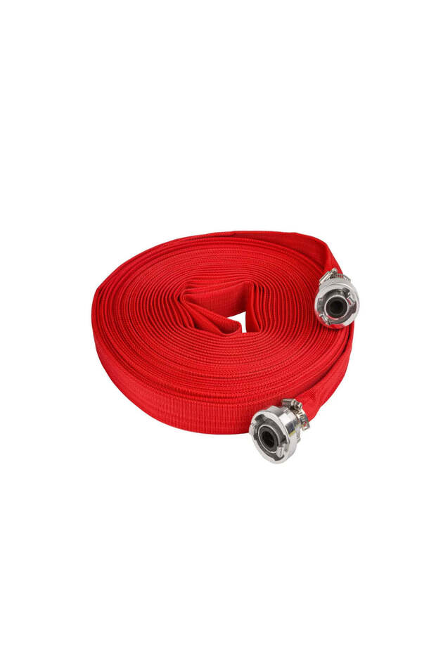 Firefighter Hose with Quick Connector, 1", 30 m, 8 bar, Red Technic RTWS0066 - 4