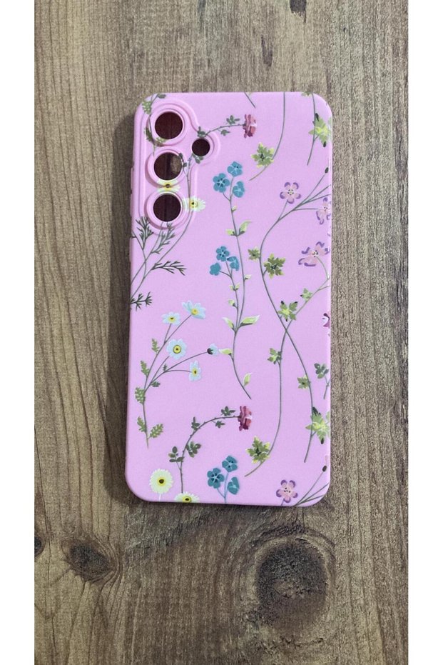 Samsung Galaxy S24 Plus Vine/Floral Printed Inside Velvet Premium Silicone Phone Case