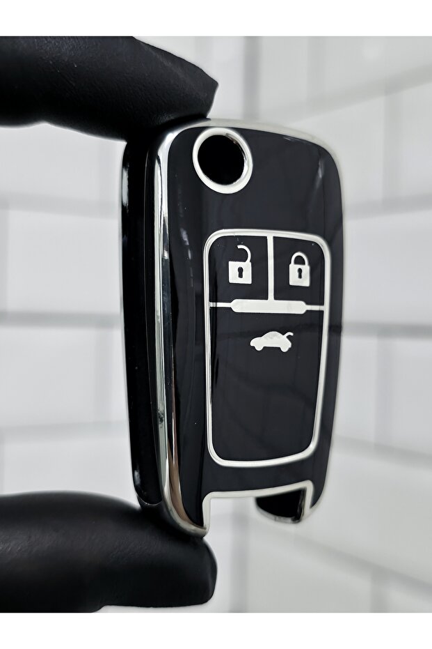 Opel Astra Corsa Insignia Adam Mokka Zafira Switch Nano Key Case Cover Black Silver