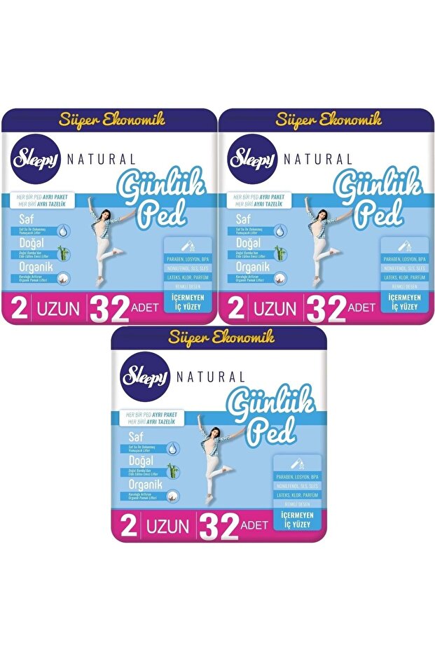Natural Daily Pad Long 96 Pieces Super Economical