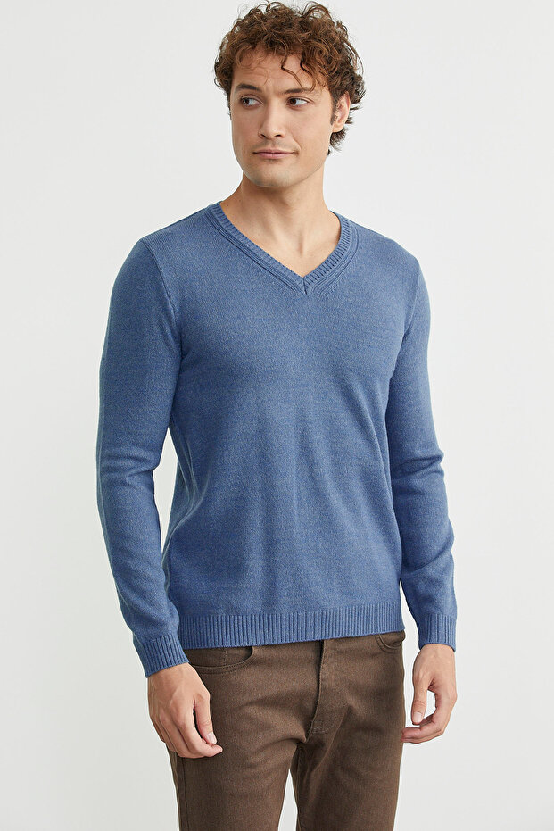 V Yaka Basic Трико Казак - Индиго - 3