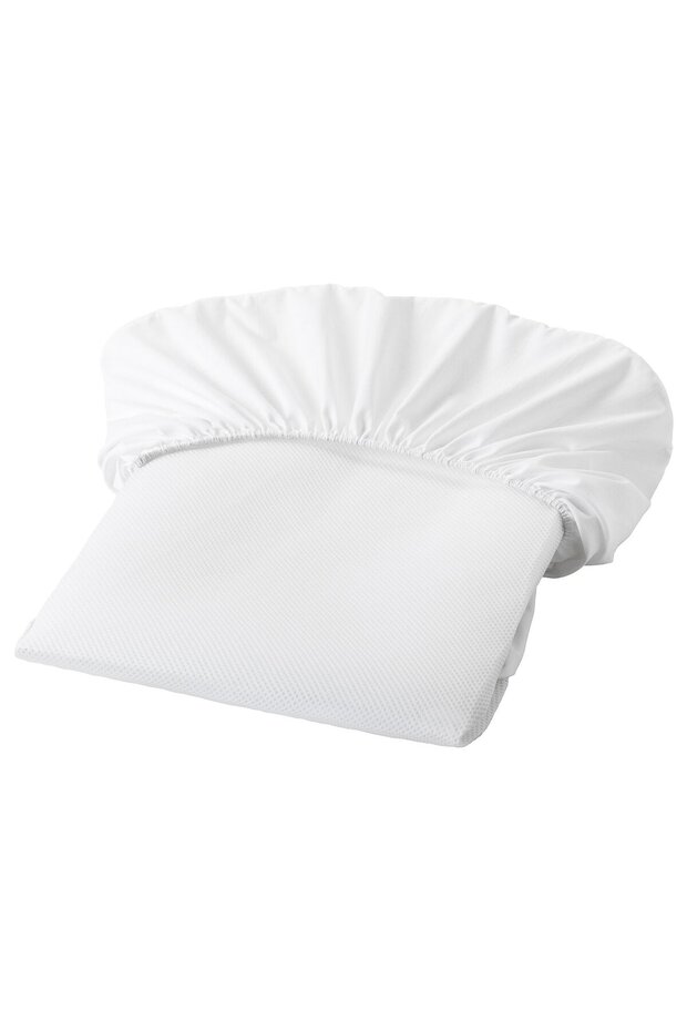 LENAST Mattress protector, white, 60 x 120 cm
