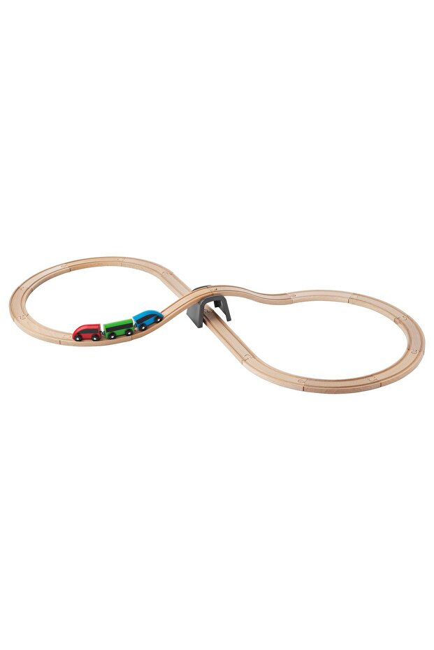 LILLABO 20-piece basic train set, multicolour