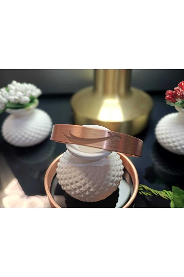 1Pcs Pure Copper Bracelet All-Natural Zulfi̇kar