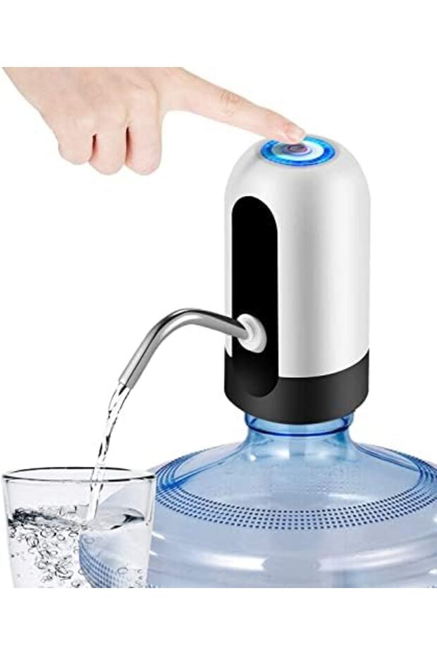 موزع مياه أوتوماتيكي مع مضخة مياه شرب أوتوماتيكية قابلة لإعادة الشحن عبر USB - 2