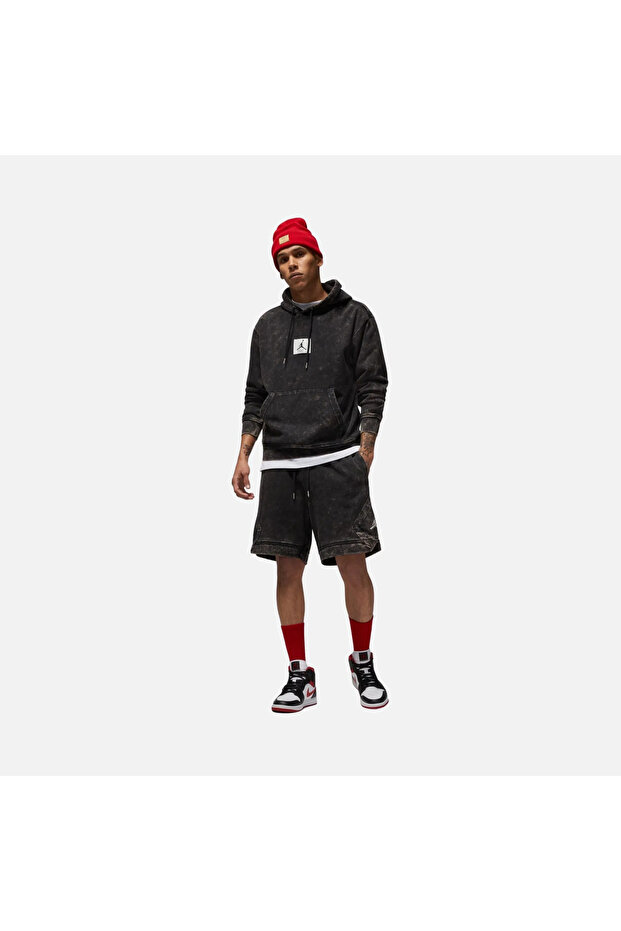 Jordan Essential Statement Washed-Out Fleece Erkek Şort - 4