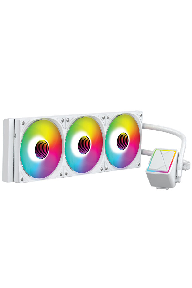 مبرد سائل INVERNO 360MM ARGB SYNC LIGHTS باللون الأبيض - 1
