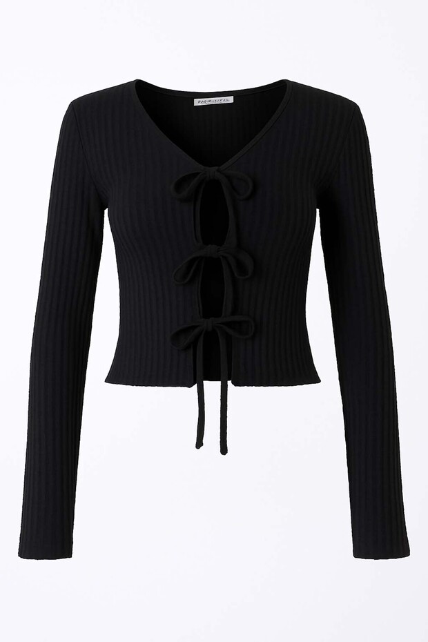 Siyah Kadın Bluz 6480 - 1