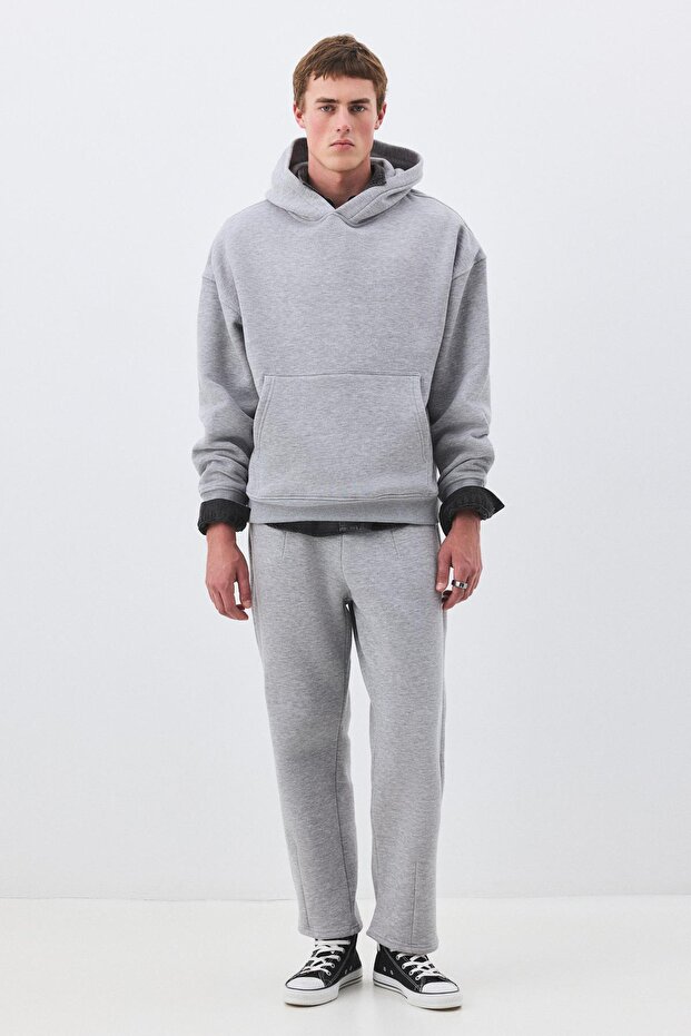 Men's Premium Hooded Pocket Detailed Tracksuit Set Grimelanj 2033