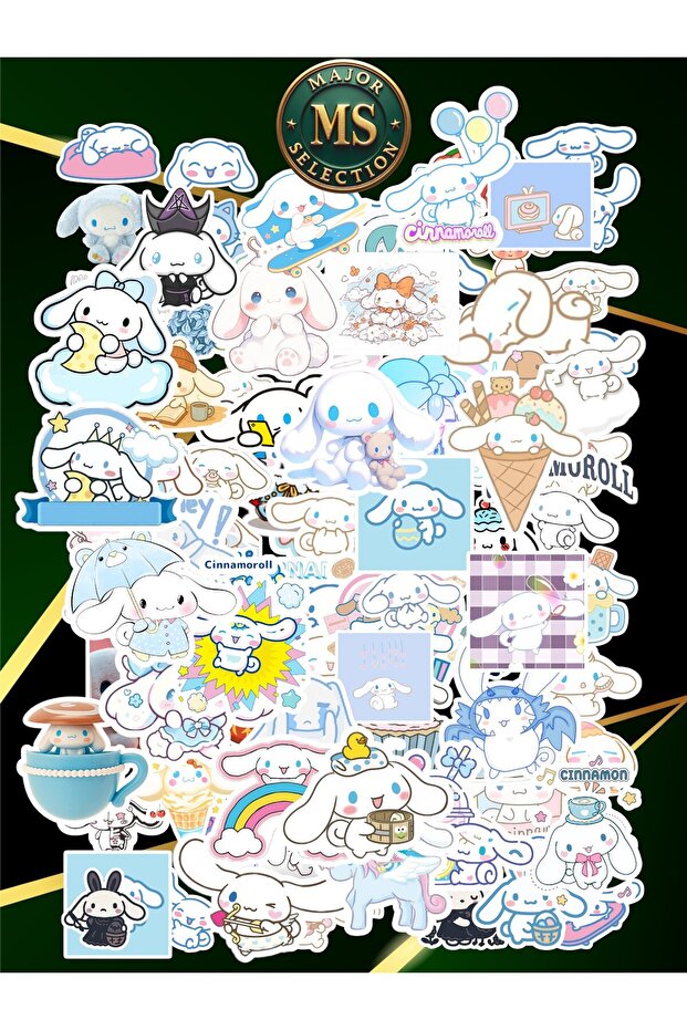 Pack of 100 Mini Cute Character Stickers (1-2 cm) – Waterproof Stickers
