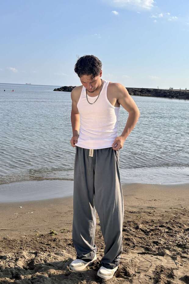 Premium Basic Fitilli Atlet Beyaz - 2