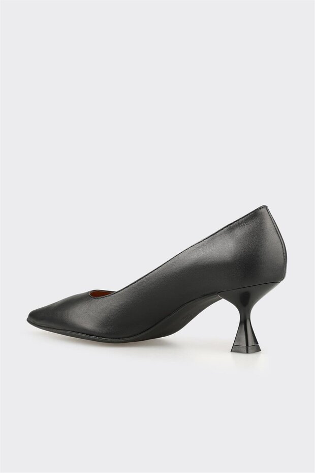 Elle Siyah Deri Kadın Stiletto - Fiyatı, Yorumları