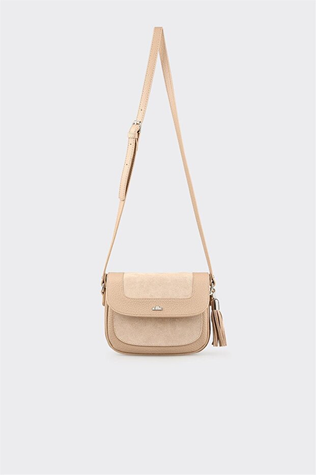 Bej Kadın Çapraz Çanta - 2