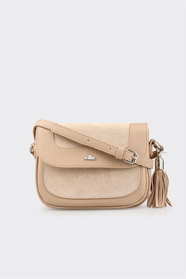 Bej Kadın Çapraz Çanta - 1