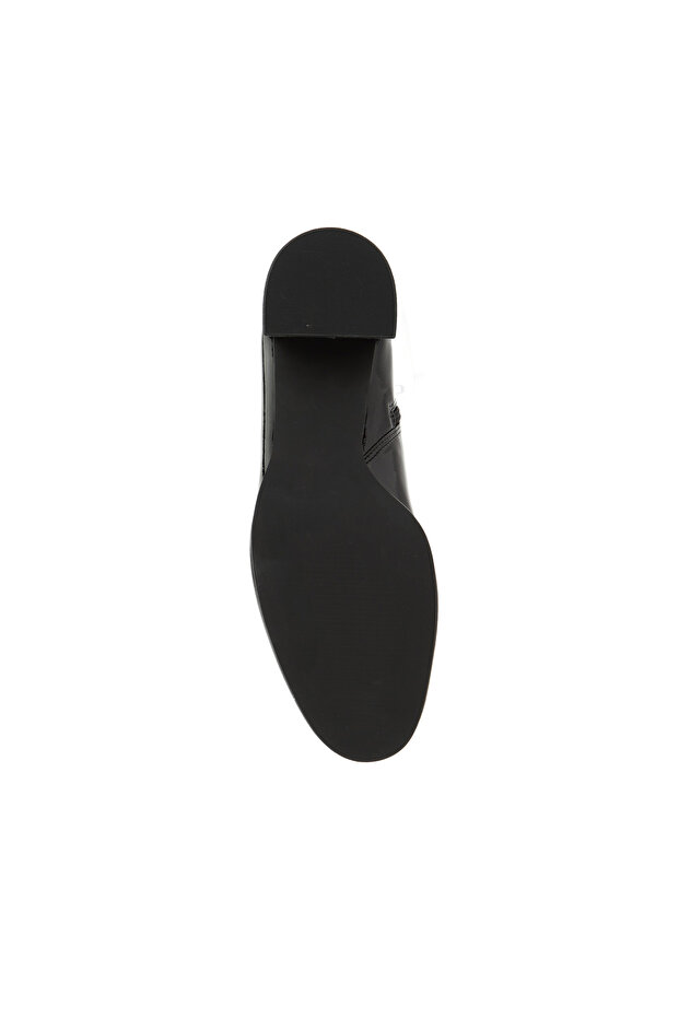 Siyah Parlak Kadın Bot - 6
