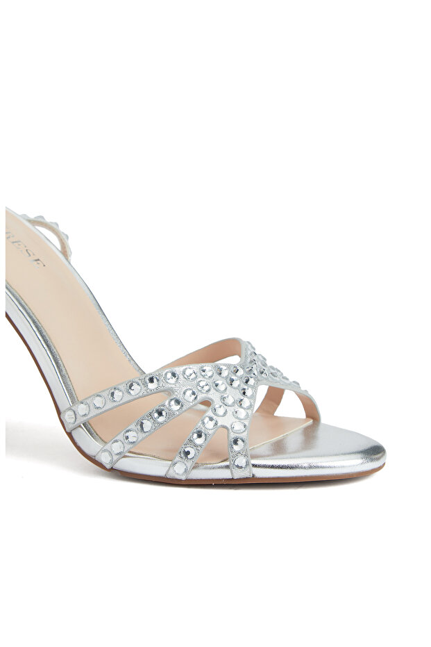 Silver Bantlı Kadın Sandalet - 5