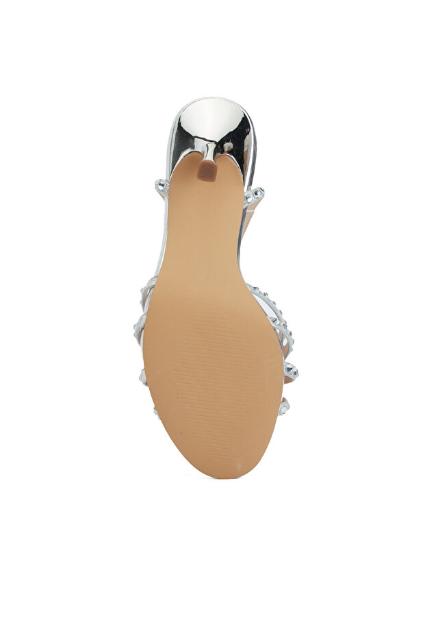 Silver Bantlı Kadın Sandalet - 6