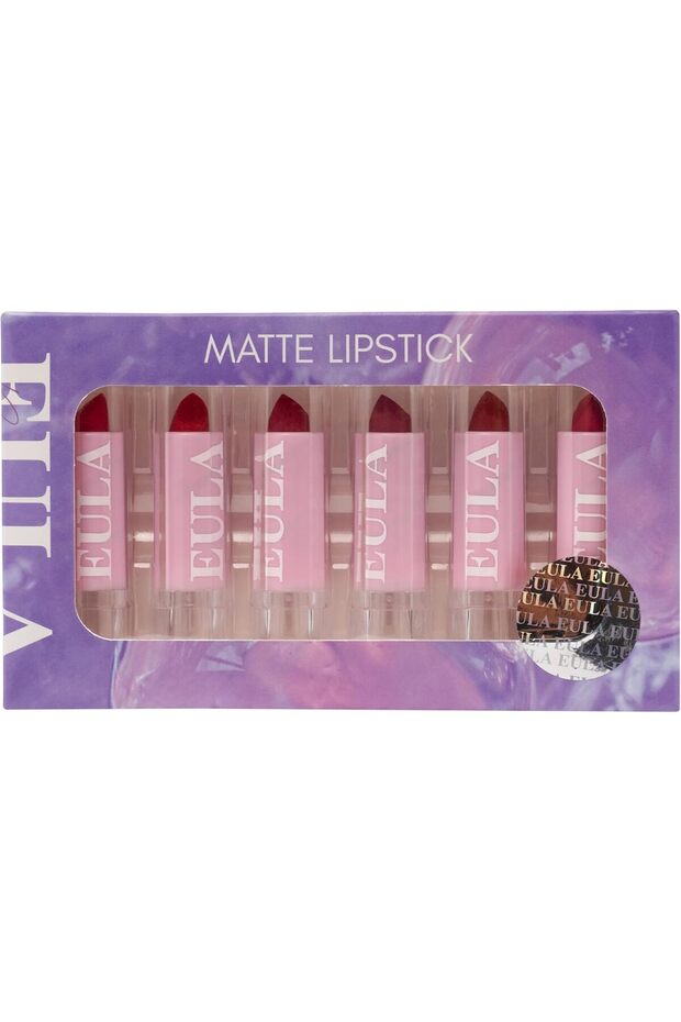 EulaBeauty Matte Lipstick Set Pack of 6